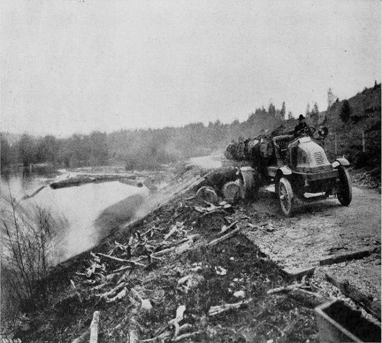 Unloading using incline