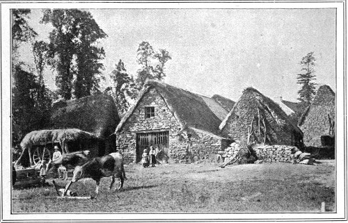 SARAH BERNHARDT'S HOME IN BRITTANY WHEN SHE WAS A CHILD.  From a Photo.