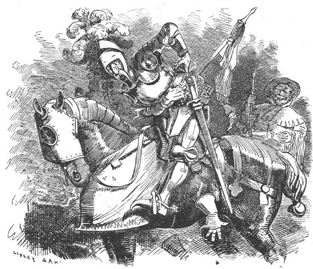 "An Incident in the Middle Ages."—By Linley Sambourne in "Punch."  SELECTED BY MR. WILLIAM PARKINSON.