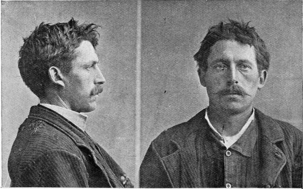 THESE ARE PORTRAITS OF AN INNOCENT MAN WHO WAS ARRESTED BY AN UNTRAINED DETECTIVE AS BEING THE SAME MAN, BUT HIS EARS ALONE WERE SUFFICIENT TO ACQUIT HIM.