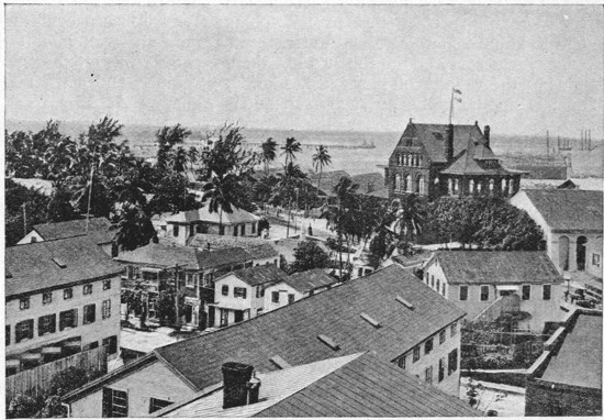 KEY WEST.  From a Photo. by the Photochrom Co.