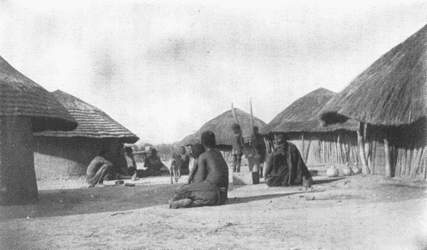 Matabele Kraal near Matopo Mission.