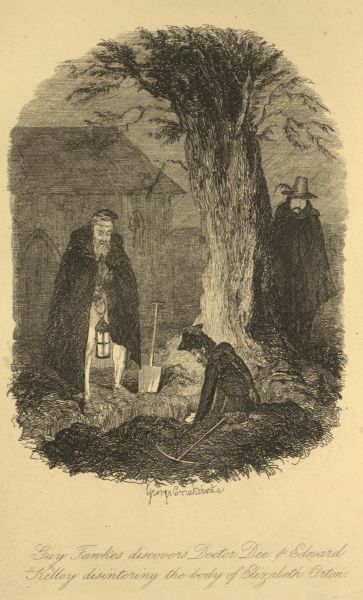 Guy Fawkes discovers Doctor Dee & Edward Kelley disintering the body of Elizabeth Orton