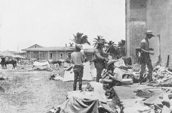 BIVOUAC OUTSIDE CATHEDRAL VIRGIN DEL CARMEN.