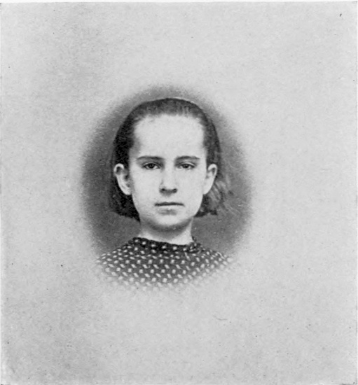 Clara Louise Kellogg. Aged Seven  Photograph by Black & Case