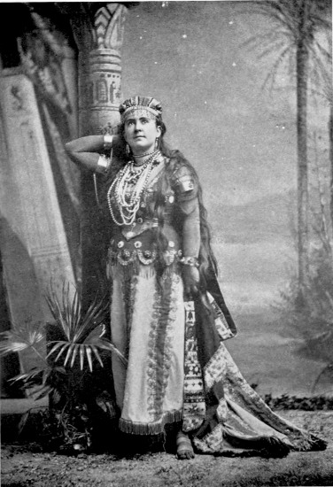 Clara Louise Kellogg as Aïda  From a photograph by Mora