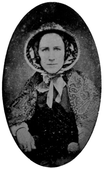 Jane Elizabeth Crosby  Mother of Clara Louise Kellogg  From a tintype