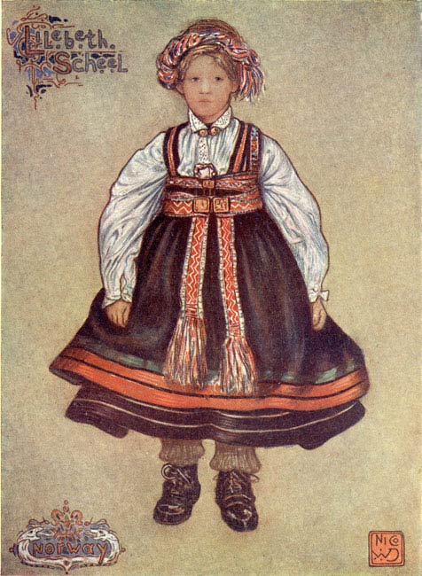 A LITTLE SÆTERSDALEN PEASANT GIRL