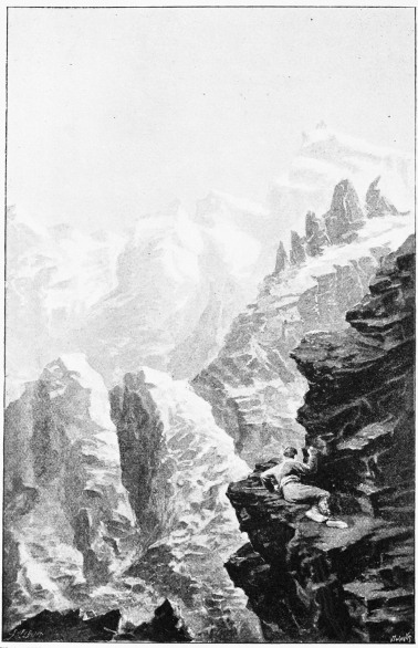 Plate XX.  Page 141.  THE HOME OF THE IBEX—A SKETCH IN THE SIERRA DE GREDOS.