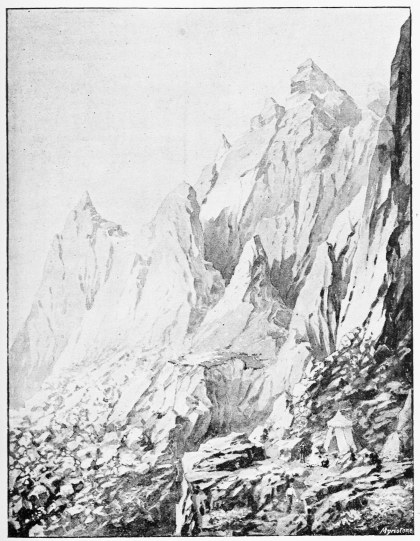 Plate XXII.  OUR CAMP ON THE RISCOS DE VALDEREJO.  Page 152.