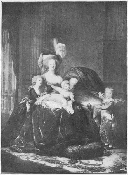 MARIE ANTOINETTE AND HER CHILDREN.