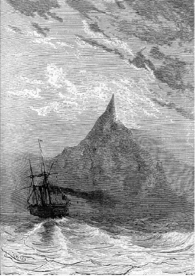 "Dat is Tristan d'Acunha," hernam John Mangles.