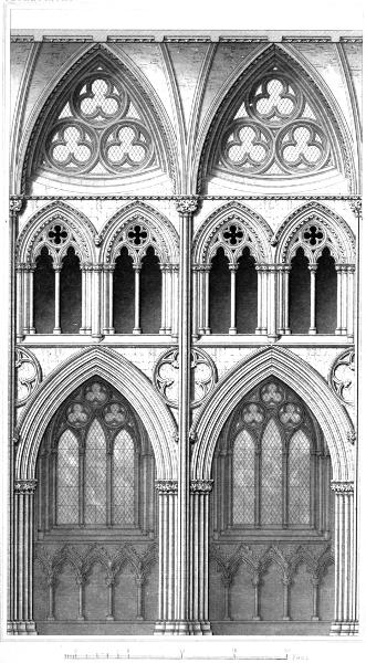 Interior LICHFIELD CATHEDRAL. Nave