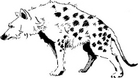 [Illustration: Spotted hyaena]