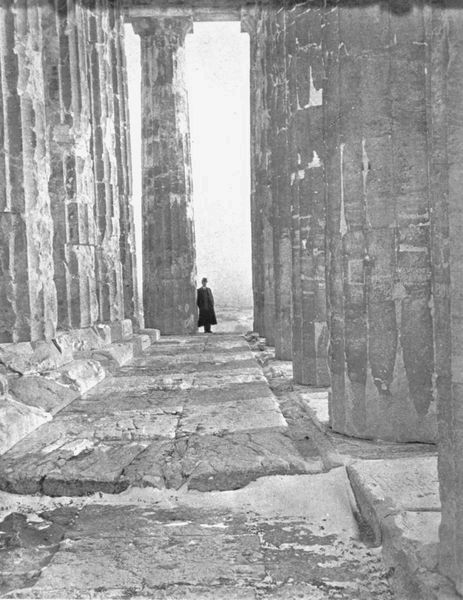 IN THE PORTICO OF THE PARTHENON