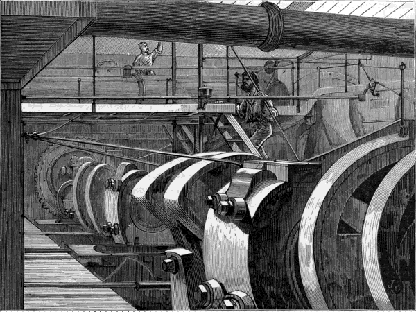 ENGINE-ROOM OF H.M.S. “WARRIOR.”