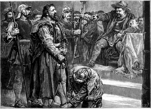 COLUMBUS UNDER ARREST