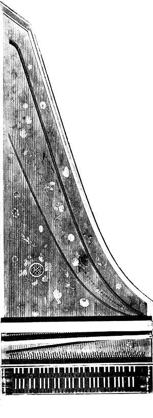 Dulcken harpsichord: 8. Plan view.