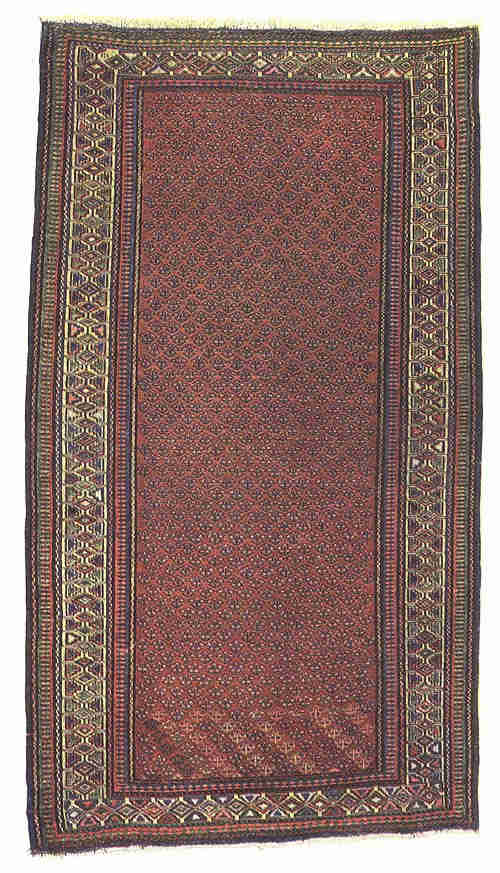 COLOUR PLATE VIII--SOUMAK RUG