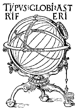 Title-page of Johann Schöner's Terrae Descriptio, 1518.