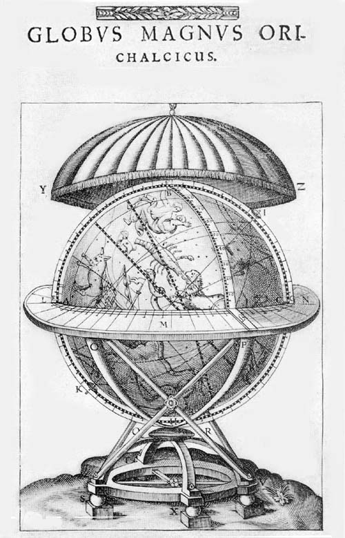 Globus Magnus of Tycho Brahe, 1584.