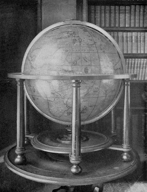 Terrestrial Globe of Emery Molyneux, 1592.