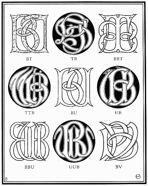 PLATE XIX—BT, BU, BV