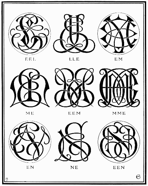 PLATE XLI—EL, EM, EN