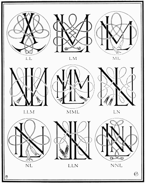 PLATE LXXXII—LL, LM, LN