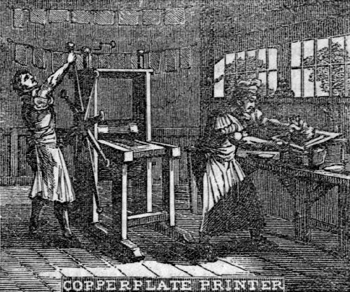 COPPERPLATE PRINTER.