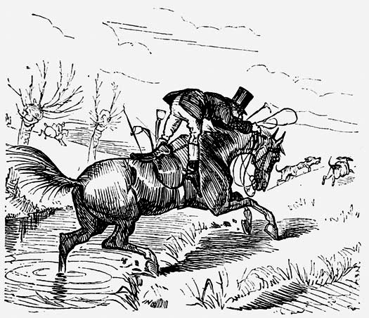 A man riding a horse.