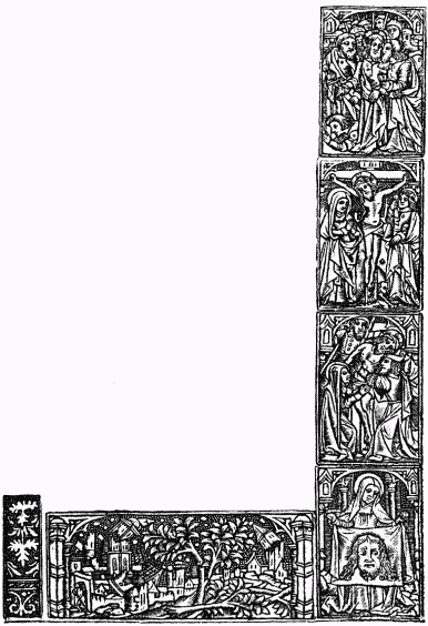 FIG. 13.—Marginal Border. From Kerver’s “Psalterium Virginis Mariæ.” 1509.