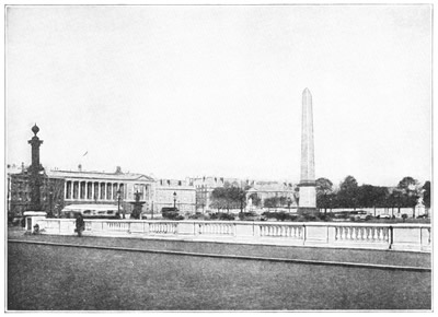 THEY PASSED THE PLACE DE LA CONCORDE