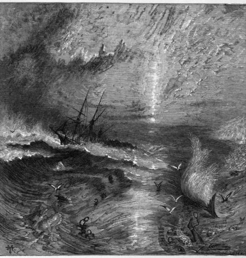 THE SLAVE SHIP.  In the possession of Miss Alice Hooper, of Boston, U.S.