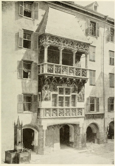 THE FAMOUS "GOLDEN ROOF," INNSBRUCK