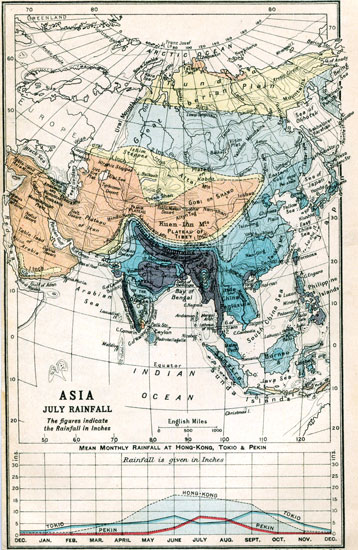 Asia July Rainfall