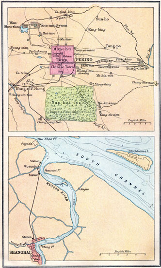 Peking and Shanghai