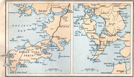 Kwang-Tung Peninsula and Nagasaki