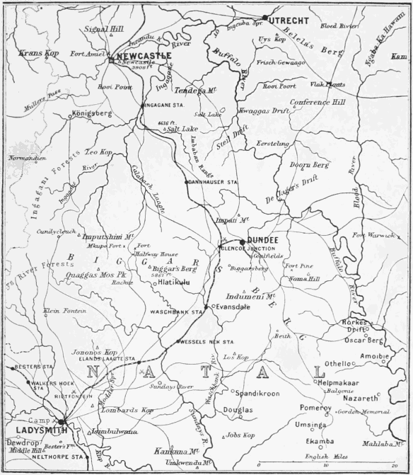 General Bullers Advance to Newcastle.