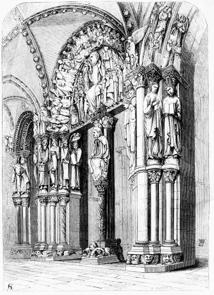 FRONTISPIECE  SANTIAGO CATHEDRAL.  PORTICO DE DA GLORIA.