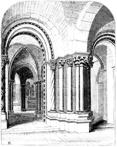 No. 17  SANTIAGO CATHEDRAL p. 147.  INTERIOR OF LOWER CHURCH