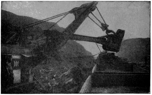 Steam shovel