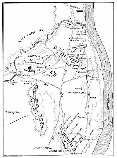 ENCAMPMENT AT VALLEY FORGE, 1777-1778