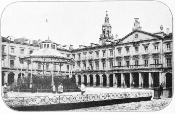 VITORIA Plaza Nueva y Ayuntamiento.