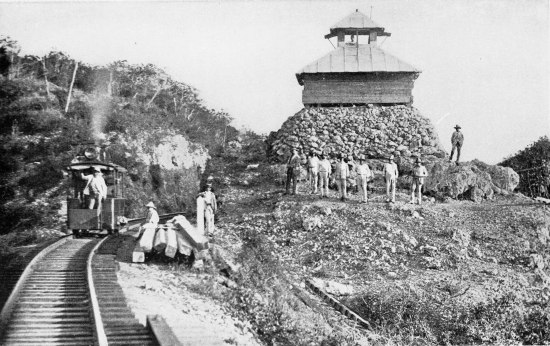 SPANISH FORT ON RAILROAD TO JURAGUA MINES.