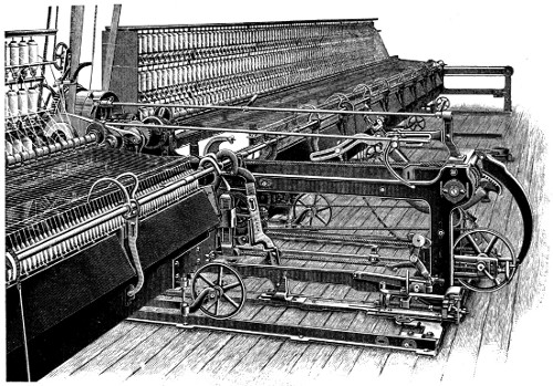 Mule spinning machine