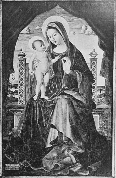 MUSEO DEI BENEDETTINI — ANTONELLO SALIBA: MADONNA COL BAMBINO.