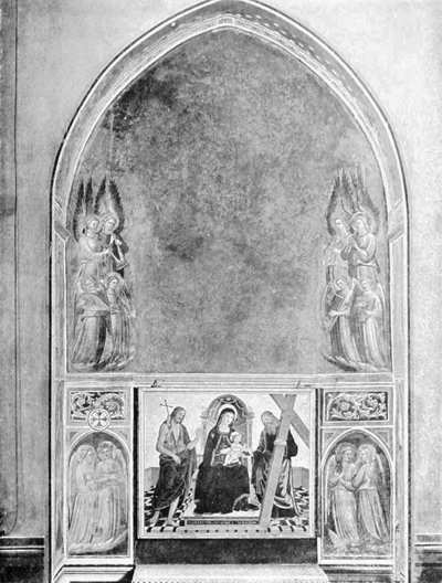 S. MINIATO — CHIESA DI S. DOMENICO — AFFRESCO E TAVOLA DEL XV SECOLO. (Fot. I. I. d'Arti Grafiche).