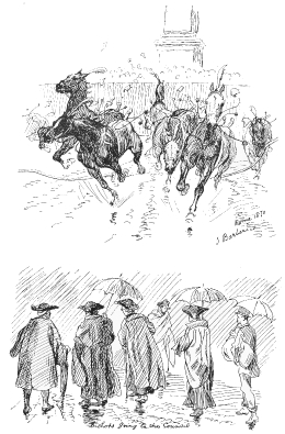 Roman Impressions in 1870.  The Last of the Riderless Horse-races, and a Wet Trudge  To the Vatican Council.