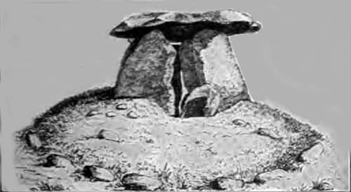 DOLMEN, HAGA, ISLAND OF BORUST